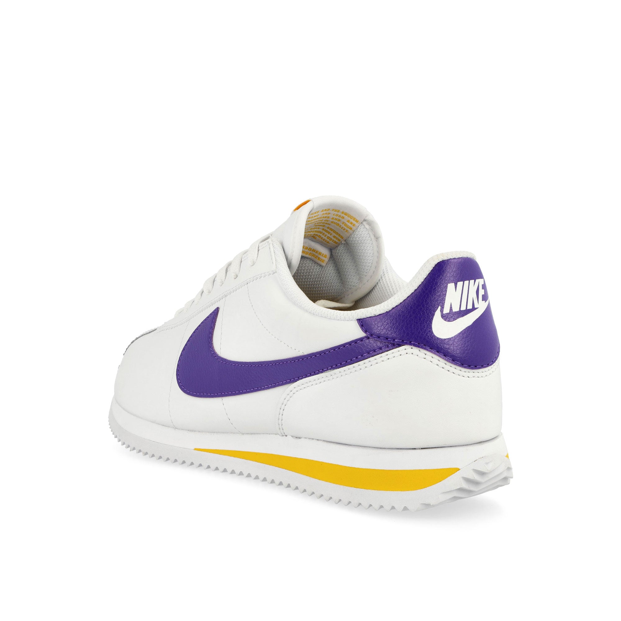Nike Cortez White / Varsity Purple - Varsity Maize Low Top Sneakers  Material | Overkill