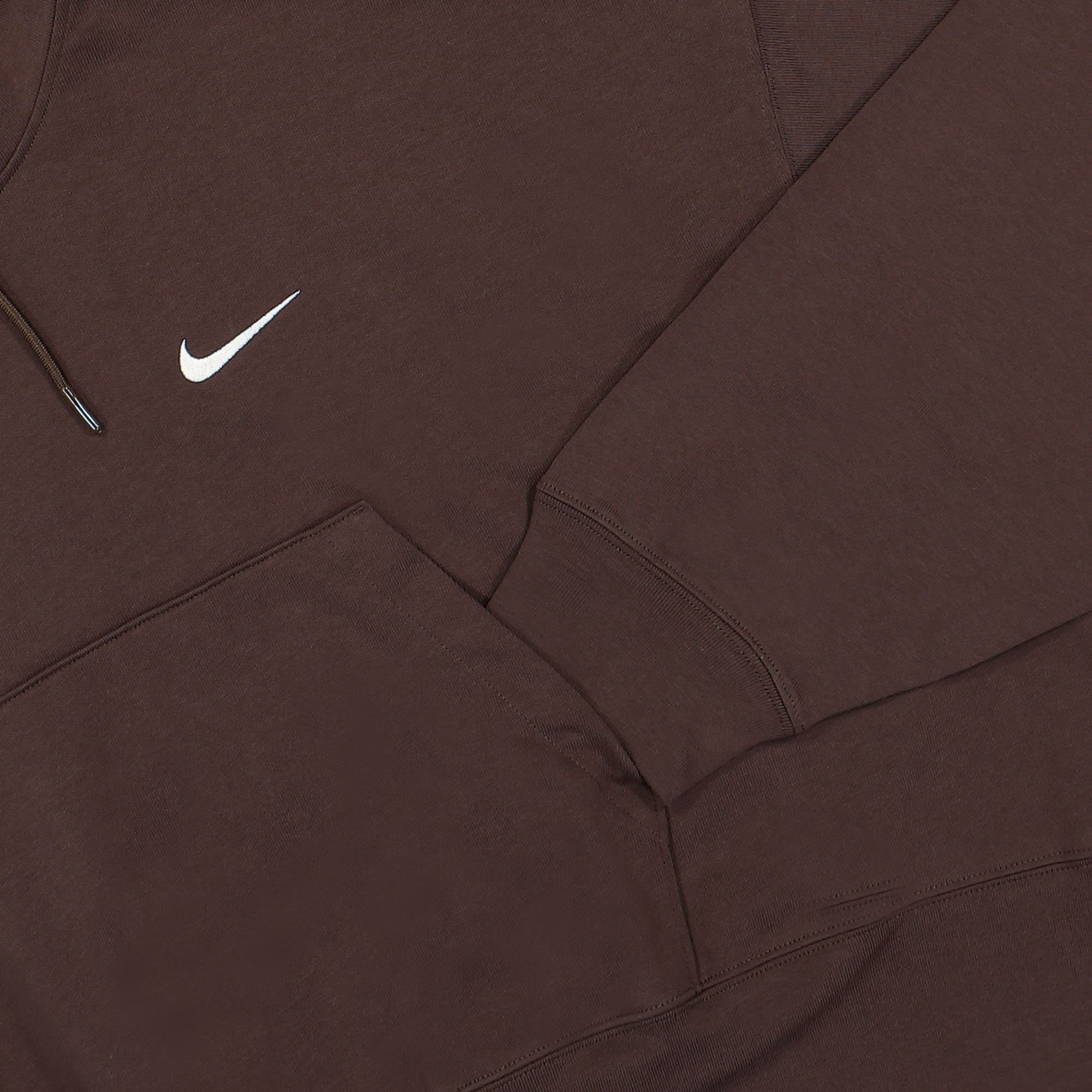 Nike W NSW Jersey Oversized Hoodie Baroque Brown / Sail Hoodies Detailfoto | Overkill