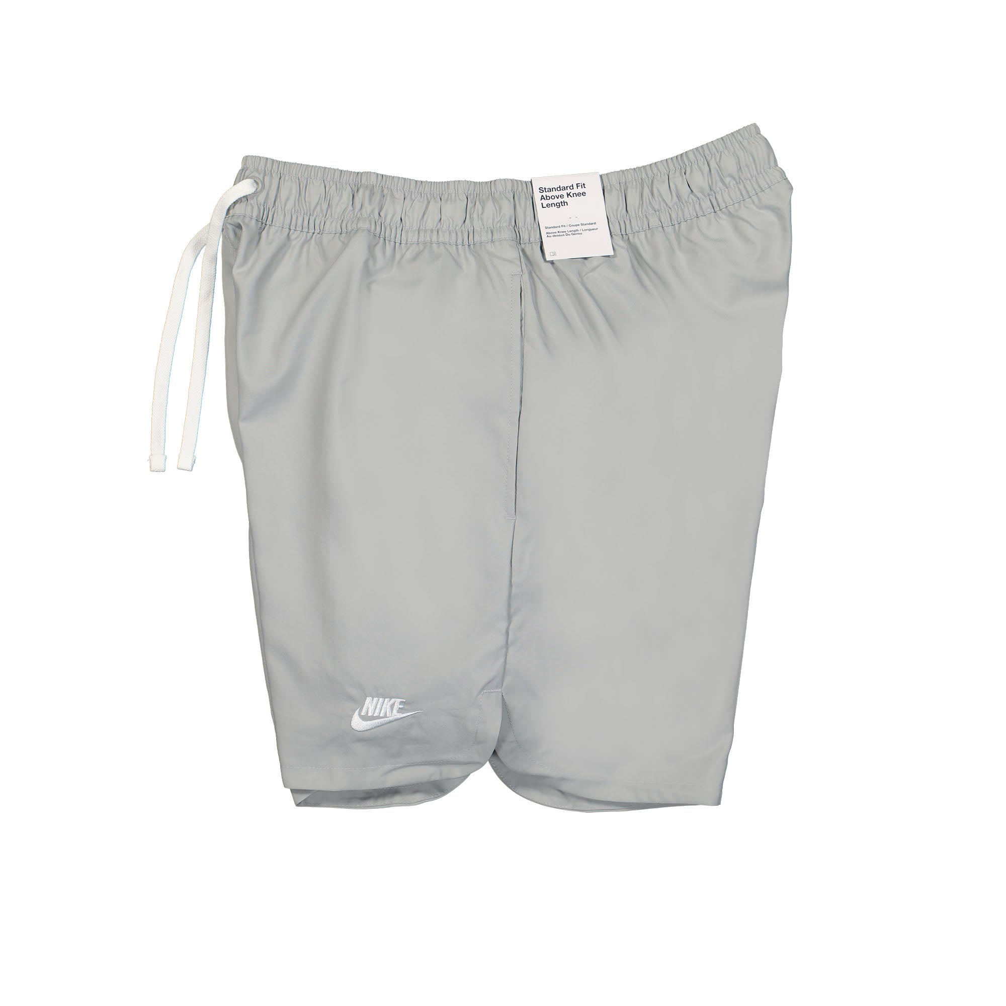 Nike Woven Lined Flow Shorts Light Smoke Grey / White Shorts Close-up | Overkill
