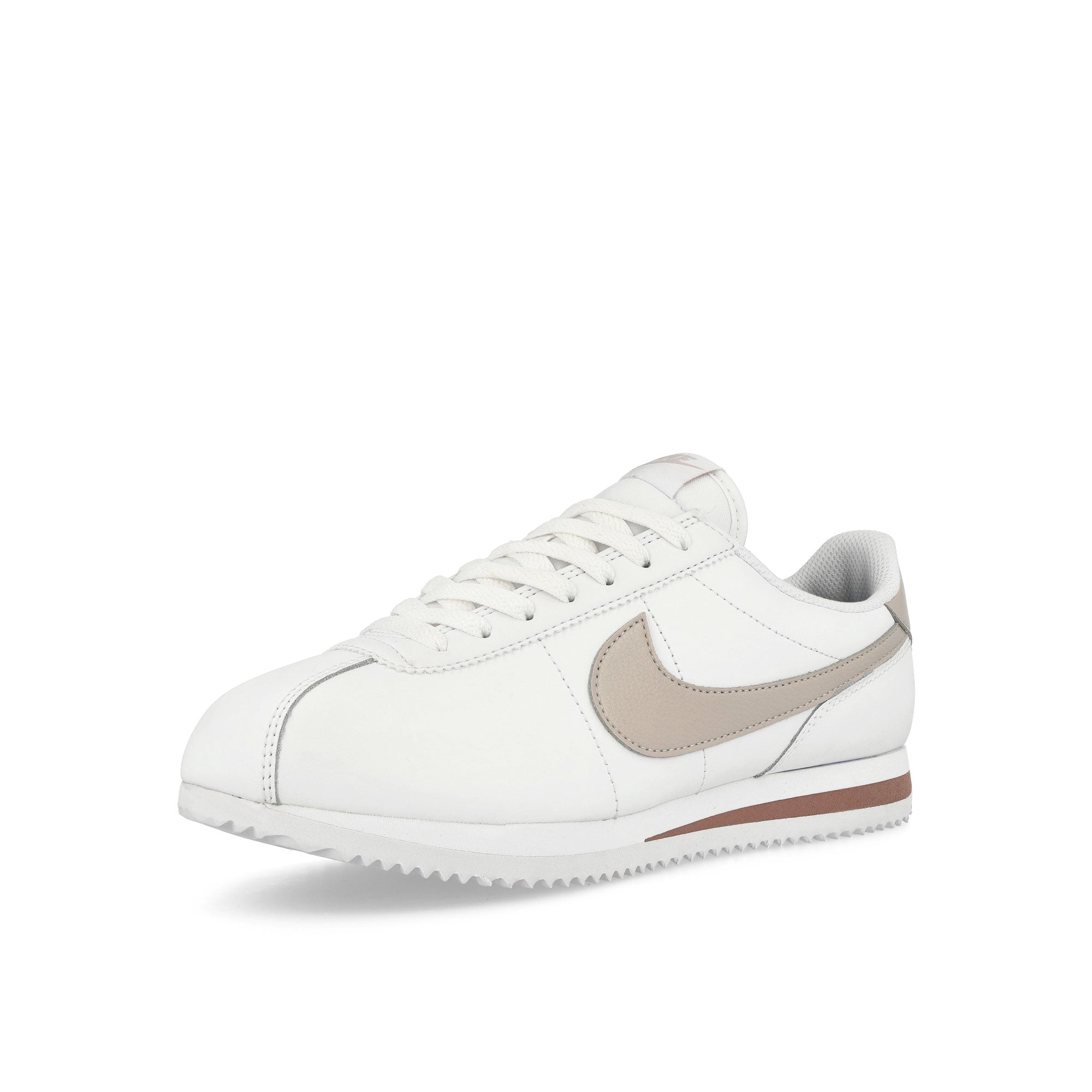 Nike W Cortez White / Platinum Violet - Smokey Mauve - Black  Low Top Sneakers  Close Up | Overkill