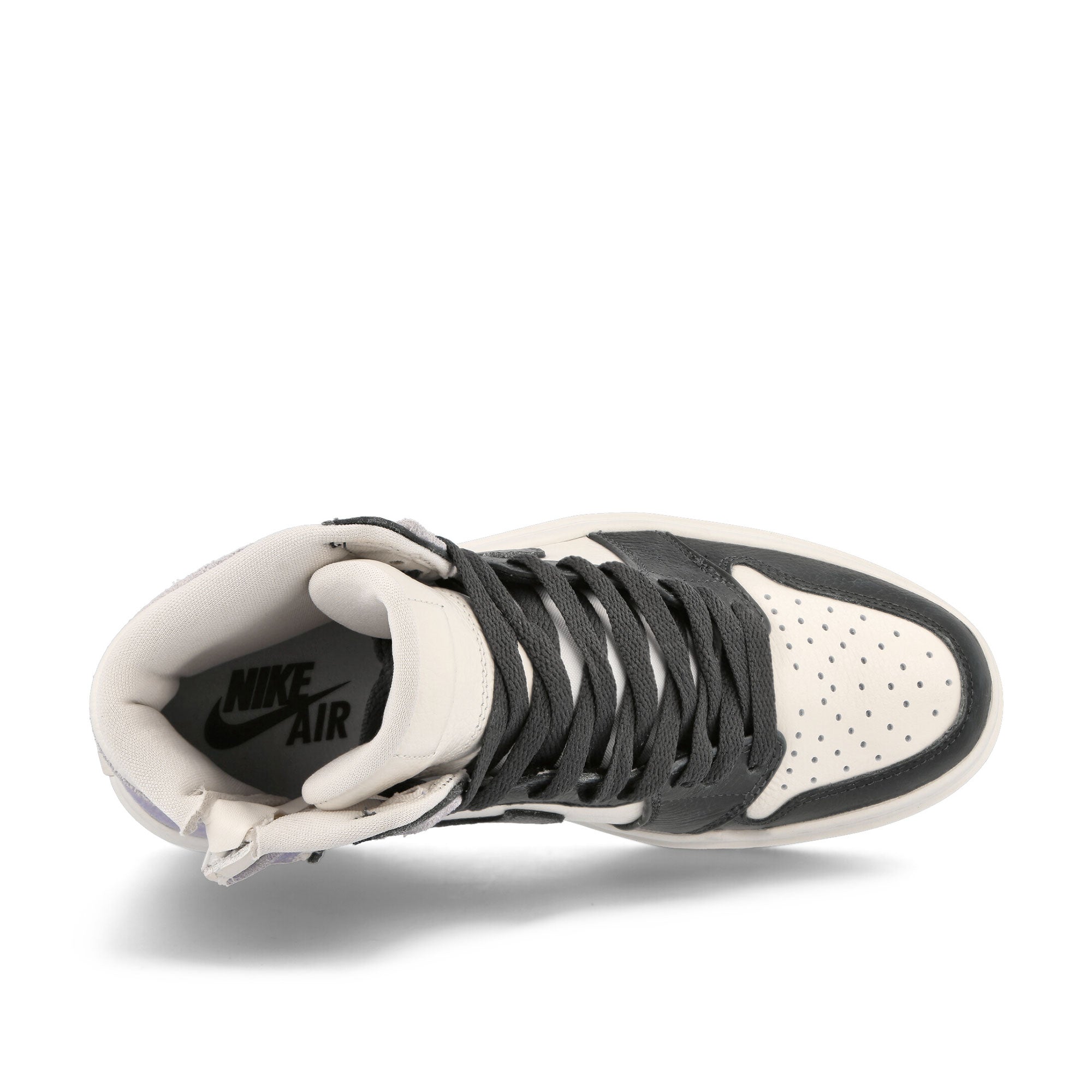 Jordan Wmns Air Jordan 1 Elevate High Titanium / Dark Smoke Grey - Sail Sneakers  Detailfoto | Overkill