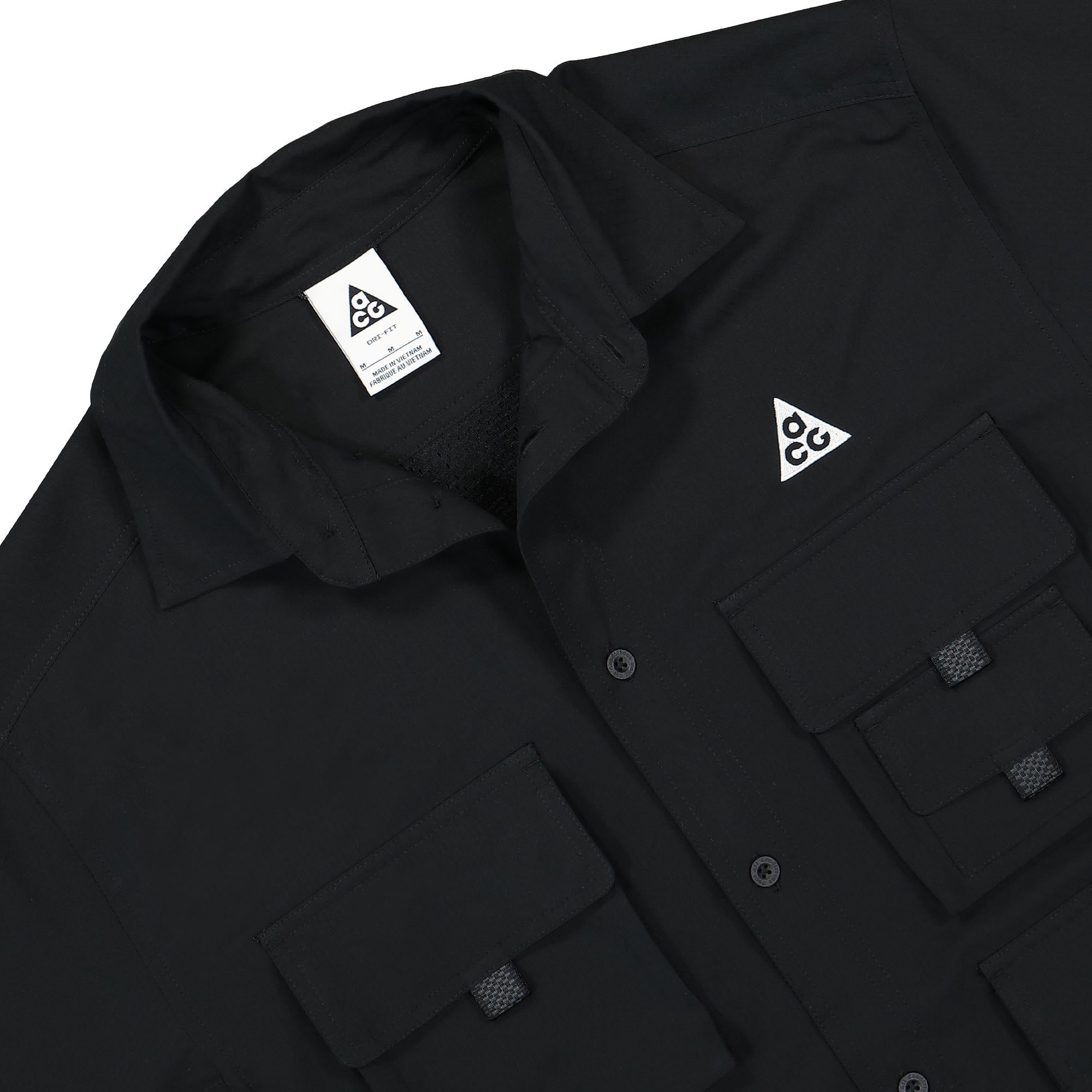 Nike ACG Dri-FIT UV "Devastation Trail" Shirt Black / Summit White Shirts Close-up | Overkill