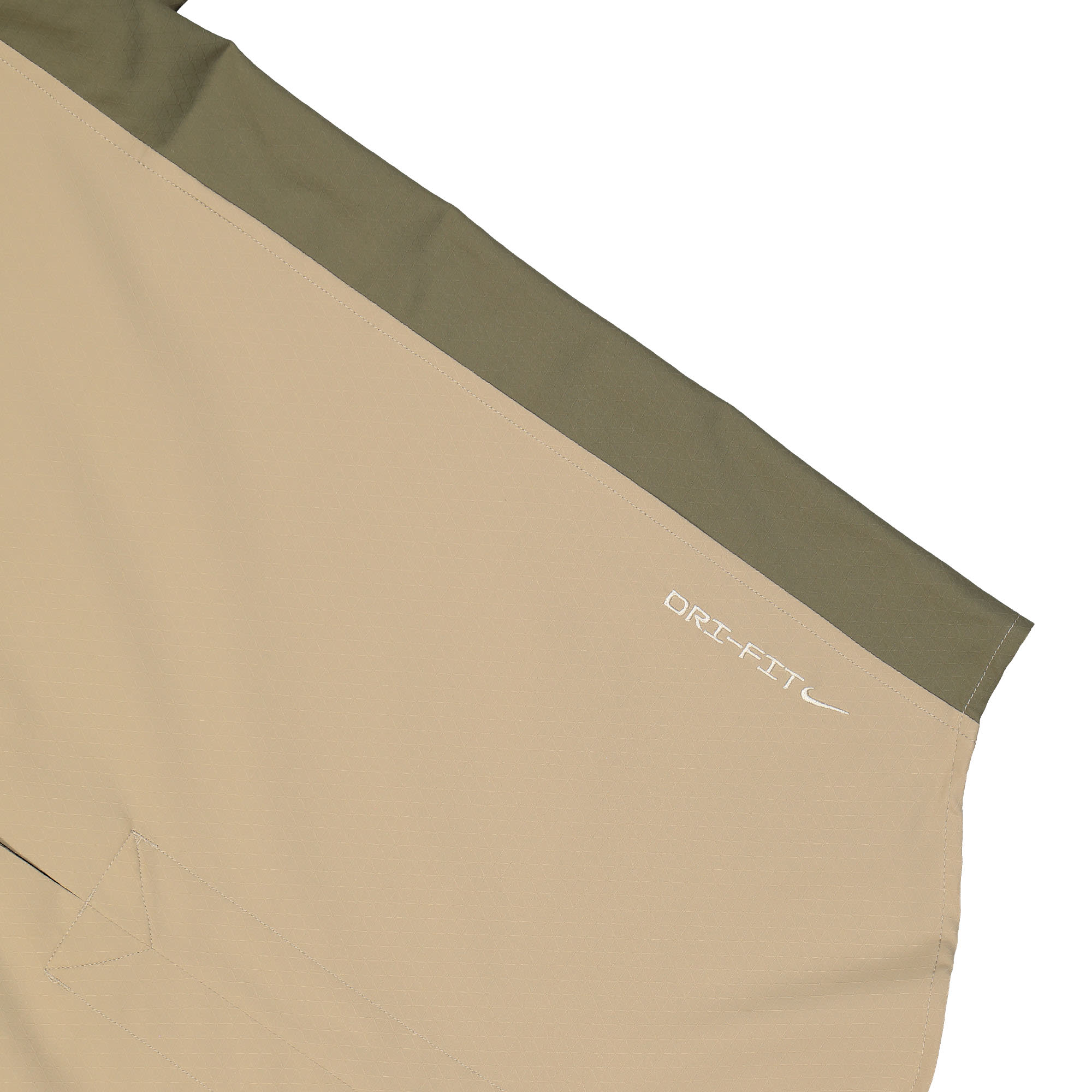 Nike ACG Dri-Fit UV Devastation Trail Top Khaki / Matte Olive / Gold Suede / Sanddrift Shirts Detail view 1 | Overkill