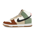 Nike Wmns Dunk High LX Summit White / Black - Oil Green - Rattan High Top Sneakers DN9909 100 | Overkill
