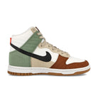 Nike Wmns Dunk High LX Summit White / Black - Oil Green - Rattan High Top Sneakers  Silhouette | Overkill