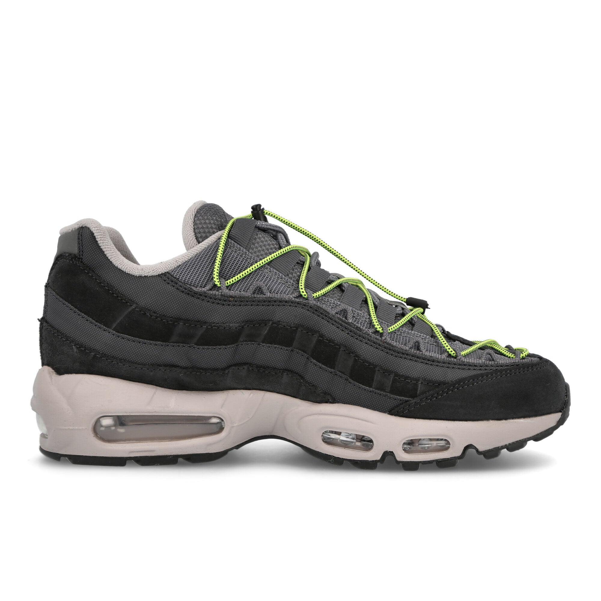 Nike air max 95 Off Noir-Volt - Iron Grey - College Grey Low Top Sneakers  Silhouette | Overkill