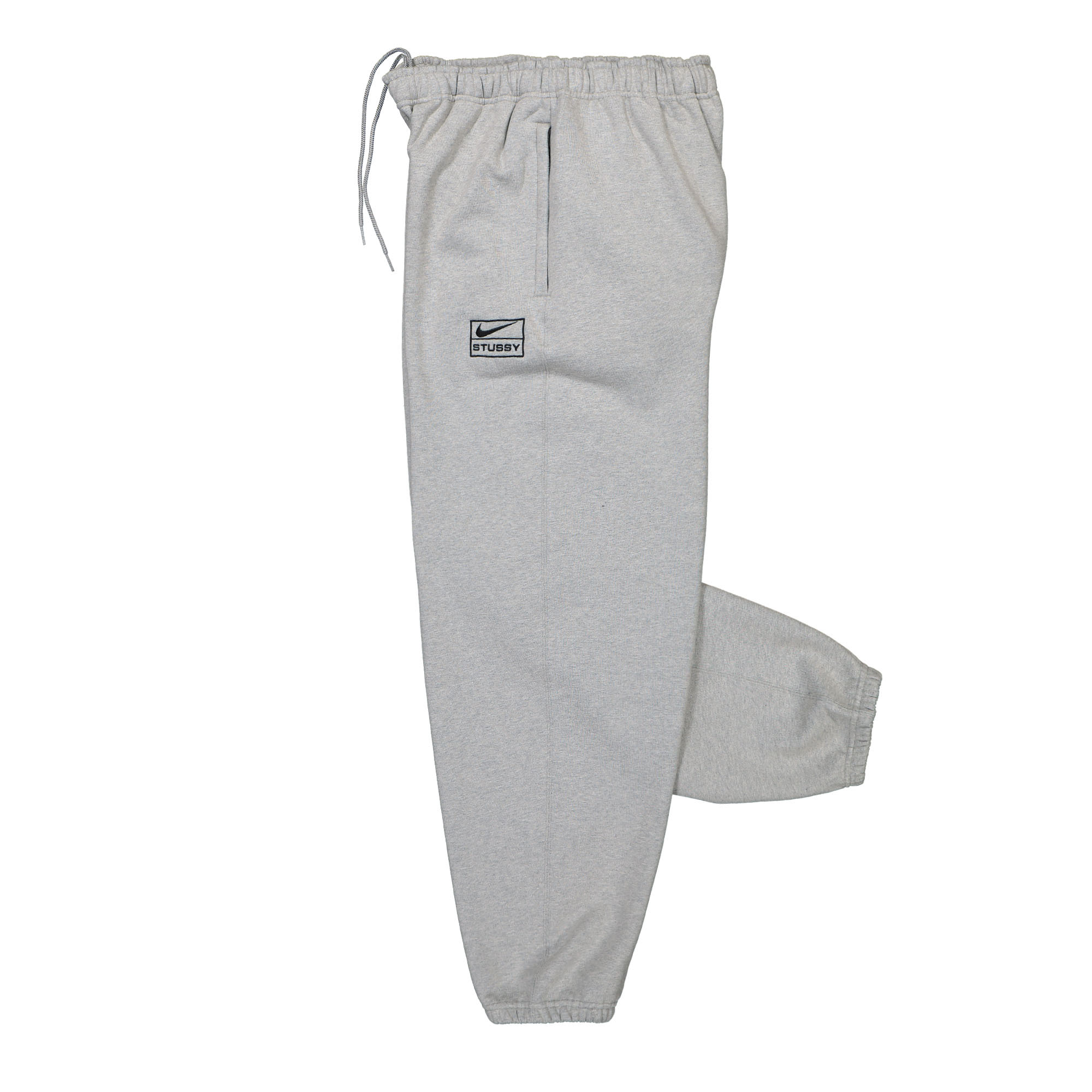 Nike Stussy x Nike Fleece Pant Dark Grey Heather Sweat & Track Pants Close-up | Overkill