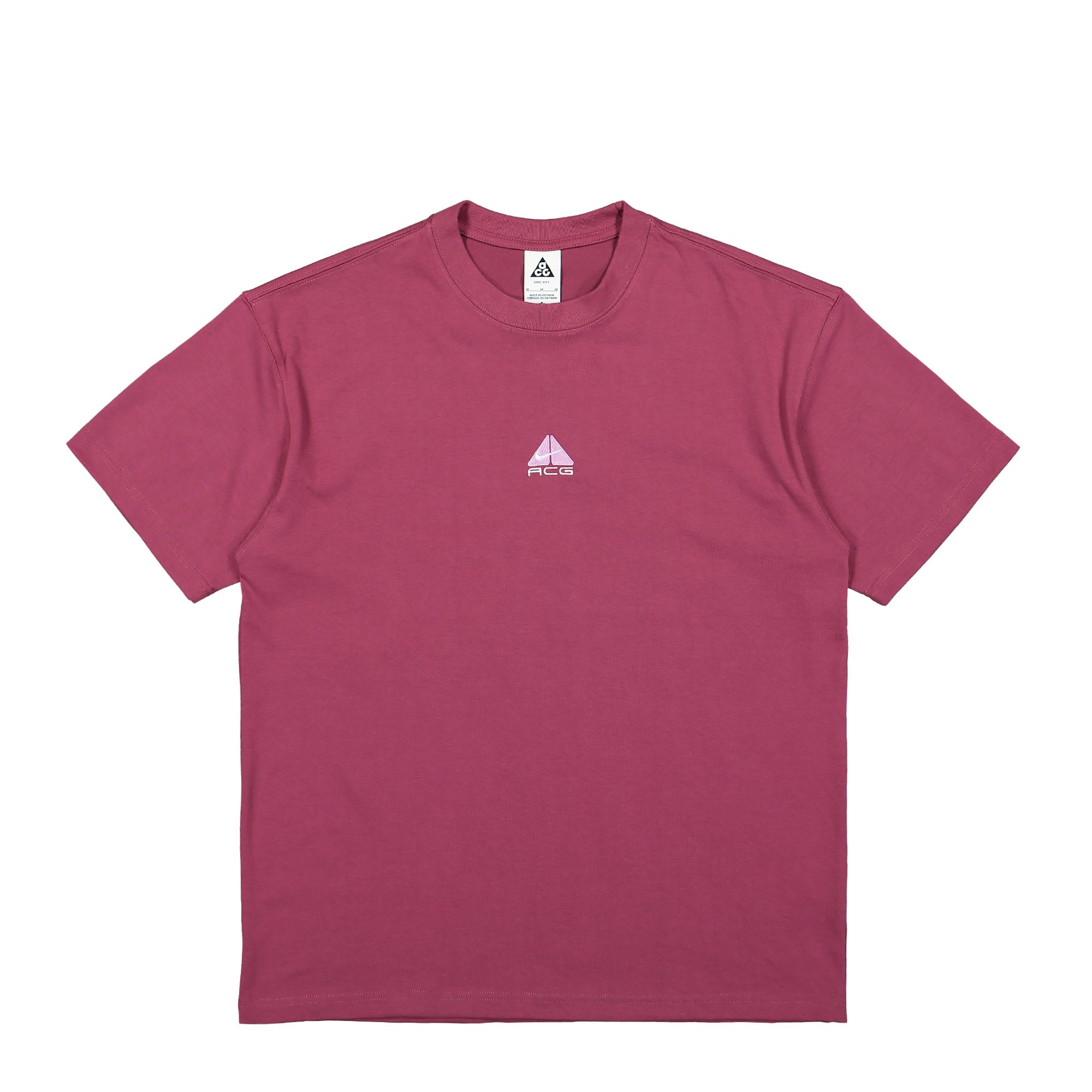 Nike ACG SS NRG Lungs Tee Rosewood / Rush Fuchsia / Summit White T-Shirts DQ1815 653 | Overkill