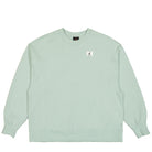Jordan W Flight Fleece Crew Sweater Green Sweatshirts DQ4599-321 | Overkill