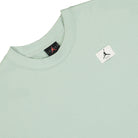 Jordan W Flight Fleece Crew Sweater Green Sweatshirts Close-up | Overkill