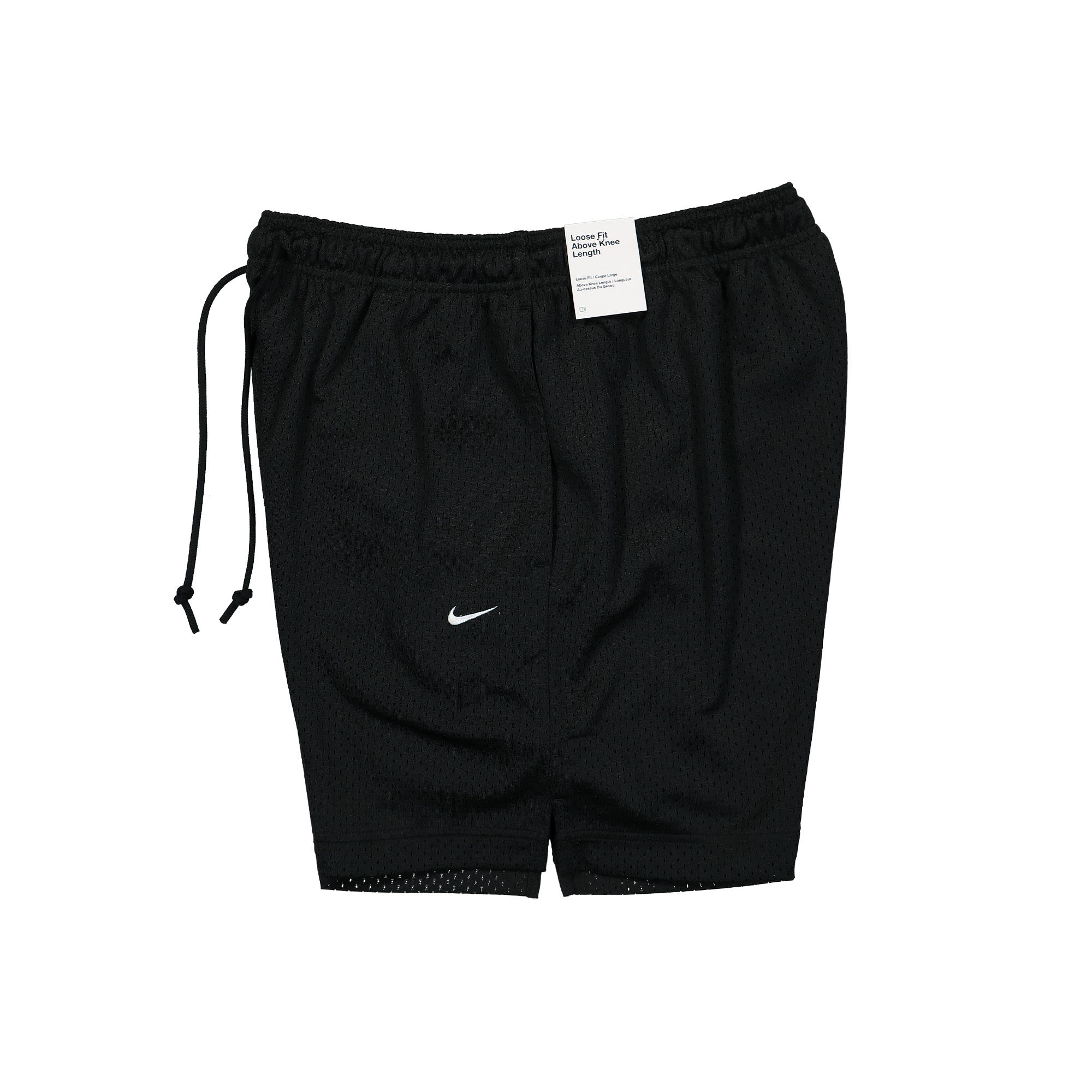 Nike Authentics Mesh Shorts Black / White Shorts Close-up | Overkill