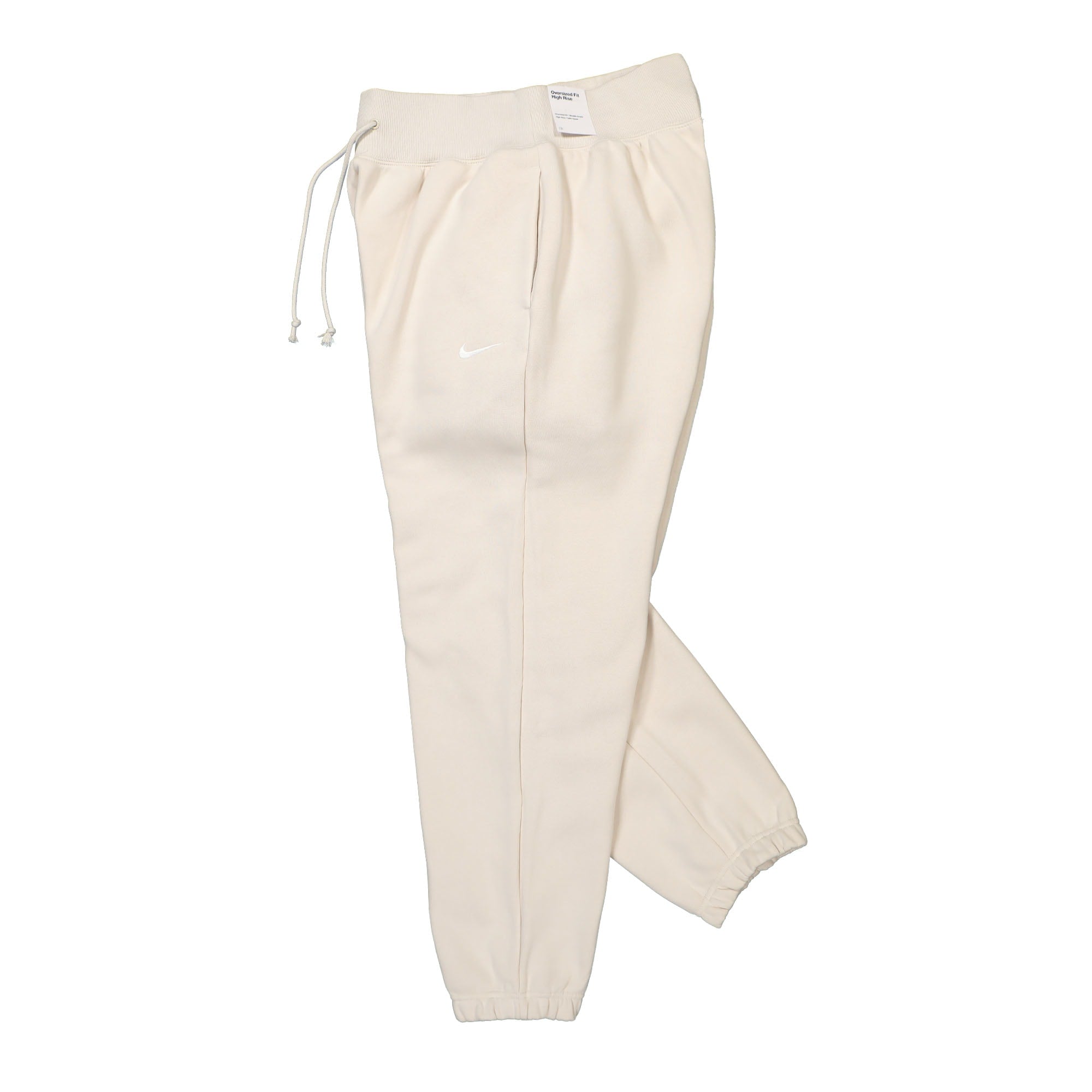 Nike Wmns NSW Phoenix High Rise Fleece Pant Light Orewood Brown / Sail Sweat & Track Pants Close-up | Overkill