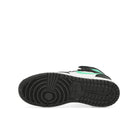 Jordan Air Jordan 1 Mid GS White / Green Glow - Black Mid Top Sneakers  Detail View 1 | Overkill