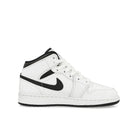 Jordan Air Jordan 1 Mid GS White / Black - White - Black Mid Top Sneakers  Silhouette | Overkill