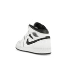 Jordan Air Jordan 1 Mid GS White / Black - White - Black Mid Top Sneakers  Material | Overkill