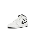 Jordan Air Jordan 1 Mid GS White / Black - White - Black Mid Top Sneakers  Close Up | Overkill