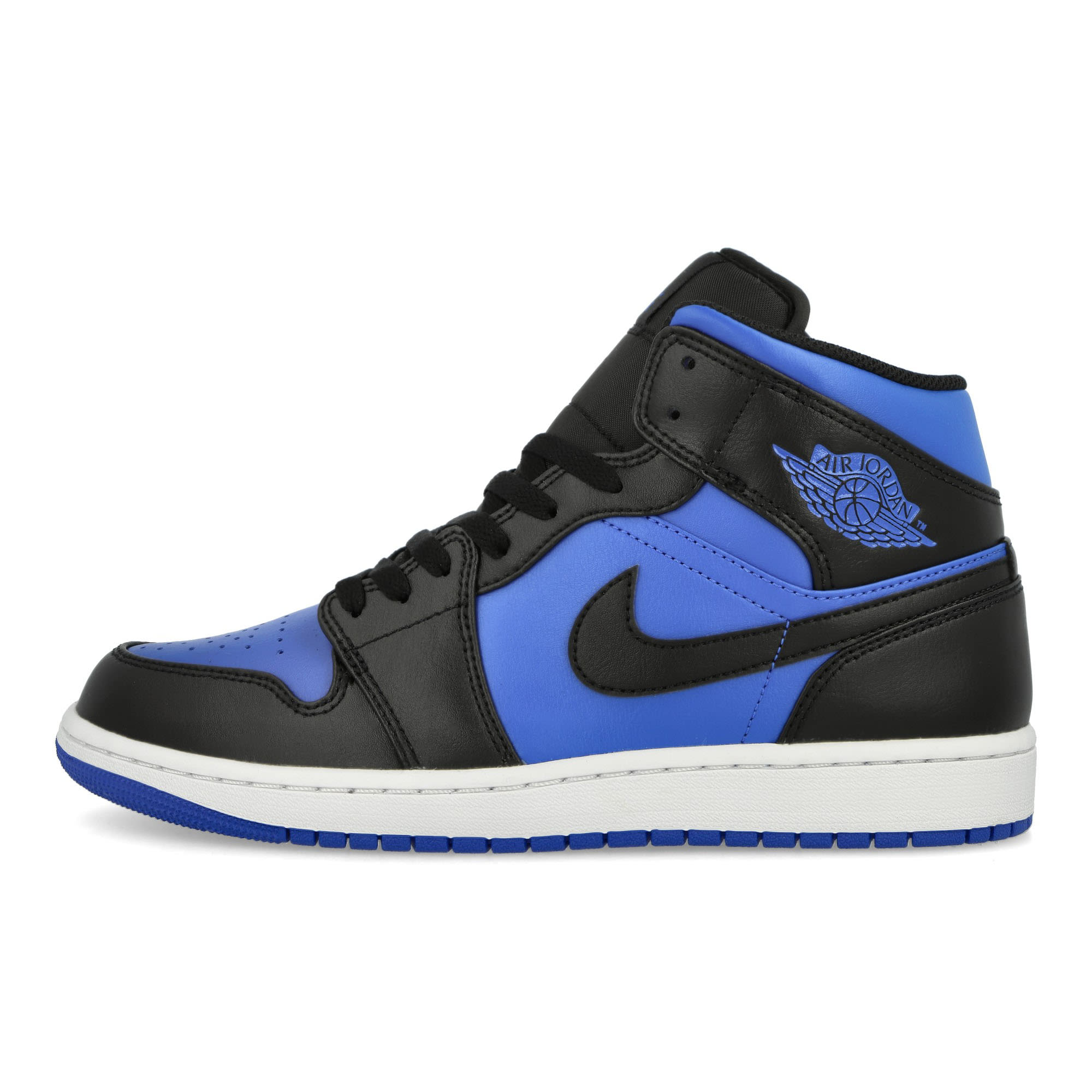Jordan Air Jordan 1 Mid Mid Black / Royal Blue – Black - White  Mid Top Sneakers DQ8426 042  | Overkill