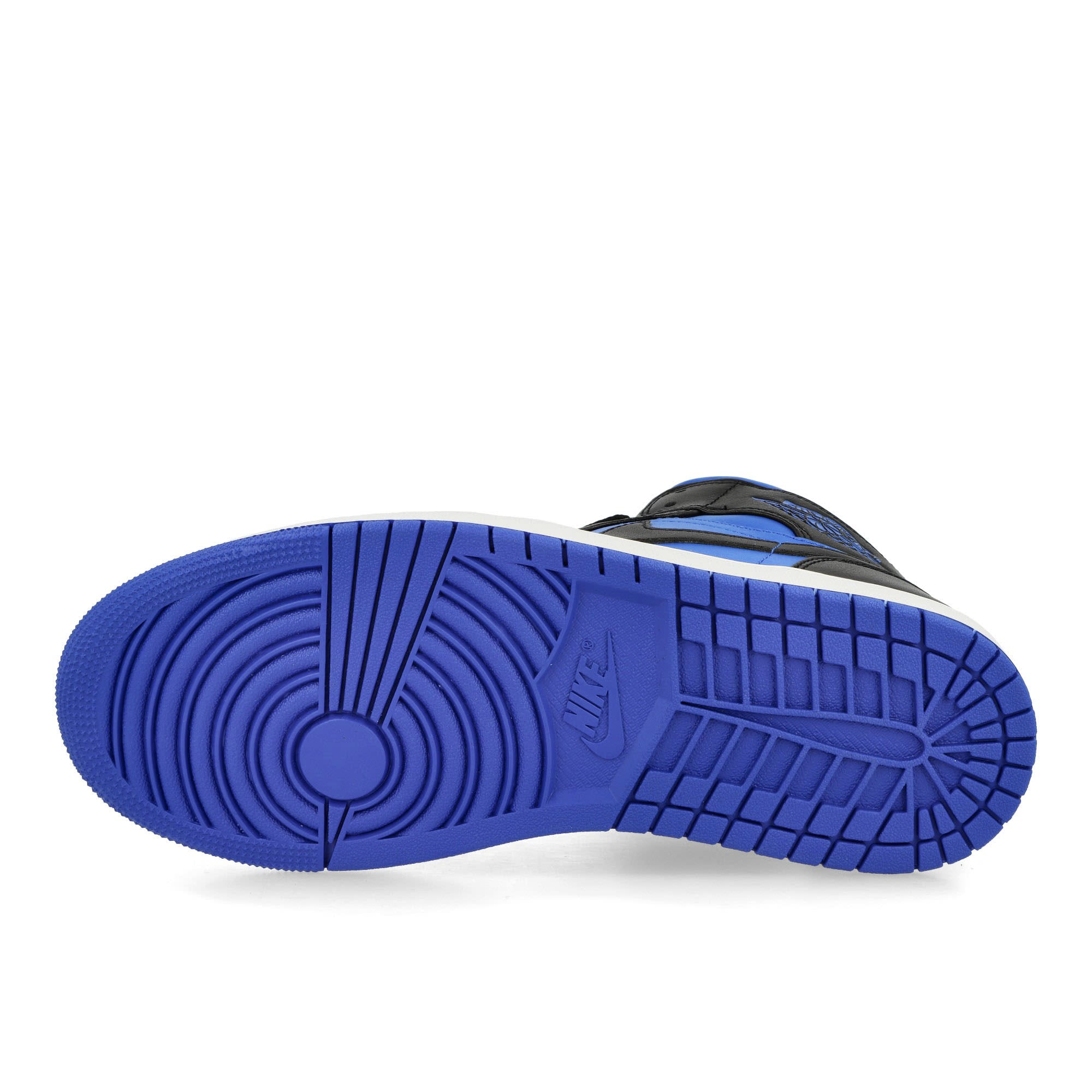 Jordan Air Jordan 1 Mid Mid Black / Royal Blue – Black - White  Mid Top Sneakers  Detail View 1 | Overkill