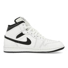 Jordan Air Jordan 1 Mid White / Black - White - Black Mid Top Sneakers  Silhouette | Overkill