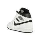 Jordan Air Jordan 1 Mid White / Black - White - Black Mid Top Sneakers  Material | Overkill