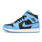 Jordan Air Jordan 1 Mid University Blue / Black - White Mid Top Sneakers DQ8426 401 | Overkill