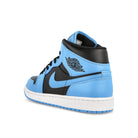 Jordan Air Jordan 1 Mid University Blue / Black - White Mid Top Sneakers  Material | Overkill