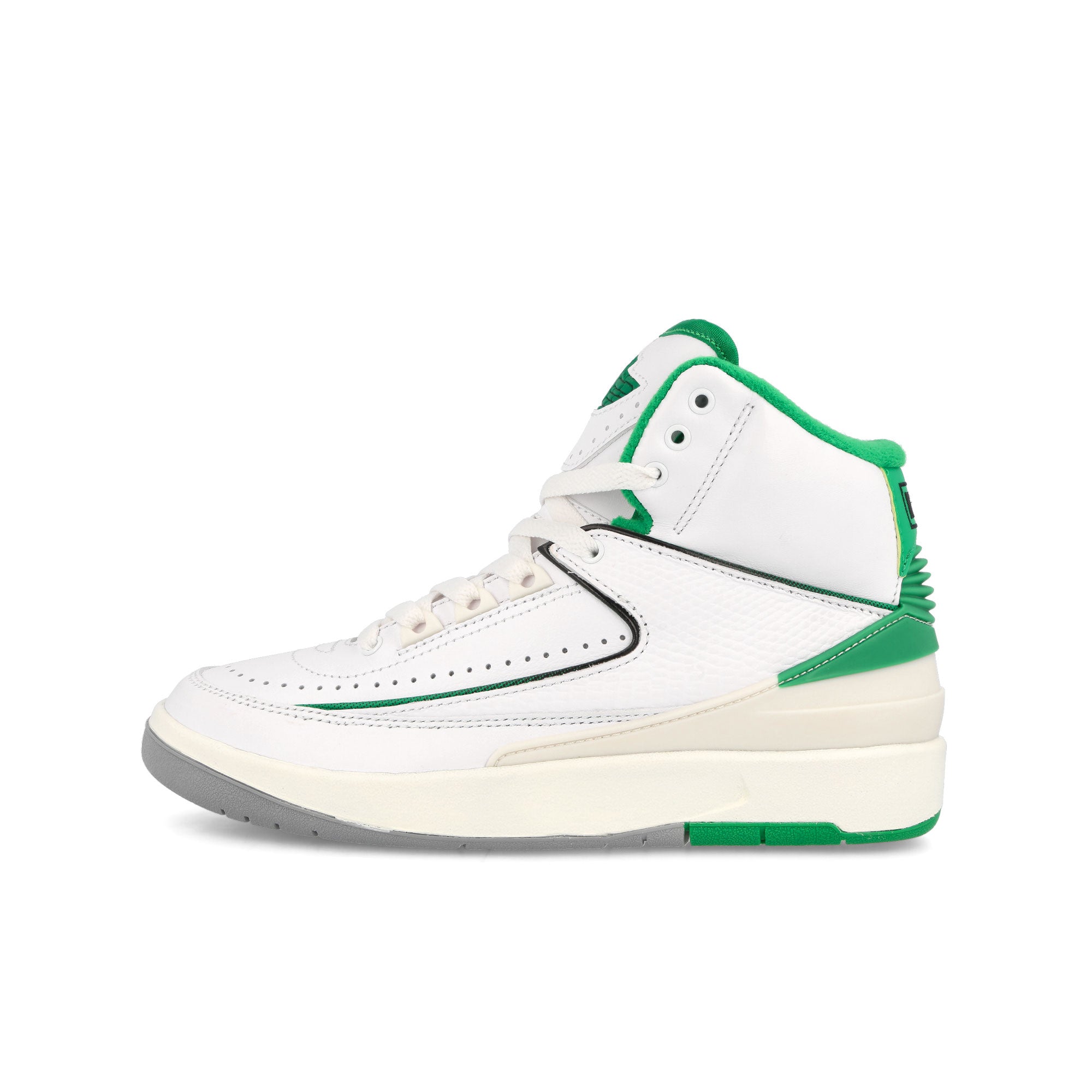 Jordan Air Jordan 2 Retro GS White / Lucky Green - Sail High Top Sneakers DQ8562 103 | Overkill
