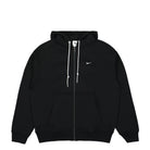 Nike Solo Swoosh Full-Zip Hoodie Black / White Hoodies DR0403 010 | Overkill