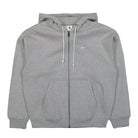 Nike Solo Swoosh Full-Zip Hoodie Dark Grey Heather  / White Hoodies DR0403 063 | Overkill