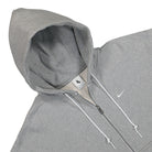 Nike Solo Swoosh Full-Zip Hoodie Dark Grey Heather  / White Hoodies Close-up | Overkill