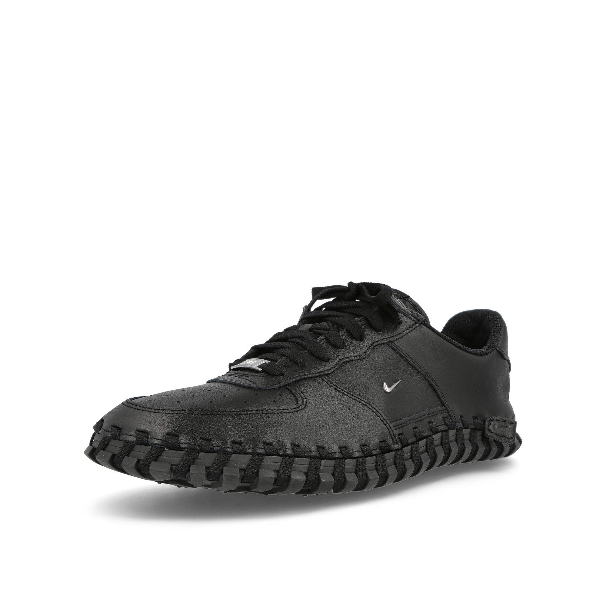 Nike Jacquemus x Nike J Force 1 Low Lx Sp Black / Metallic Silver - Black - Anthracite Sneakers  Close Up | Overkill