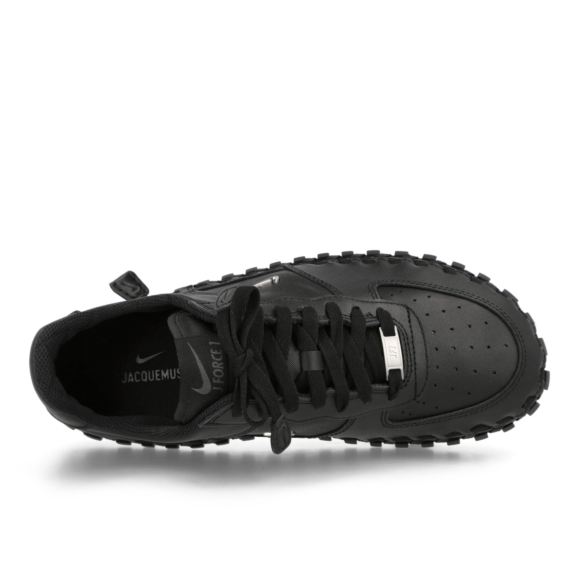 Nike Jacquemus x Nike J Force 1 Low Lx Sp Black / Metallic Silver - Black - Anthracite Sneakers  Detailfoto | Overkill