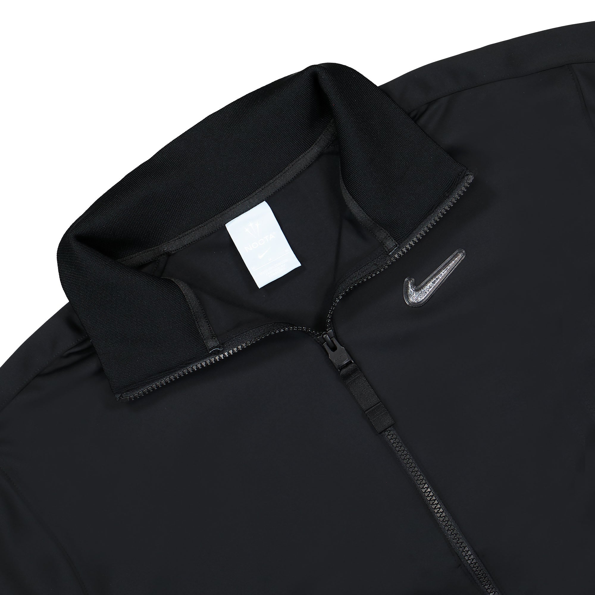 Nike NOCTA x Nike NRG Full Zip Knit Top Black / Black Jackets Close-up | Overkill