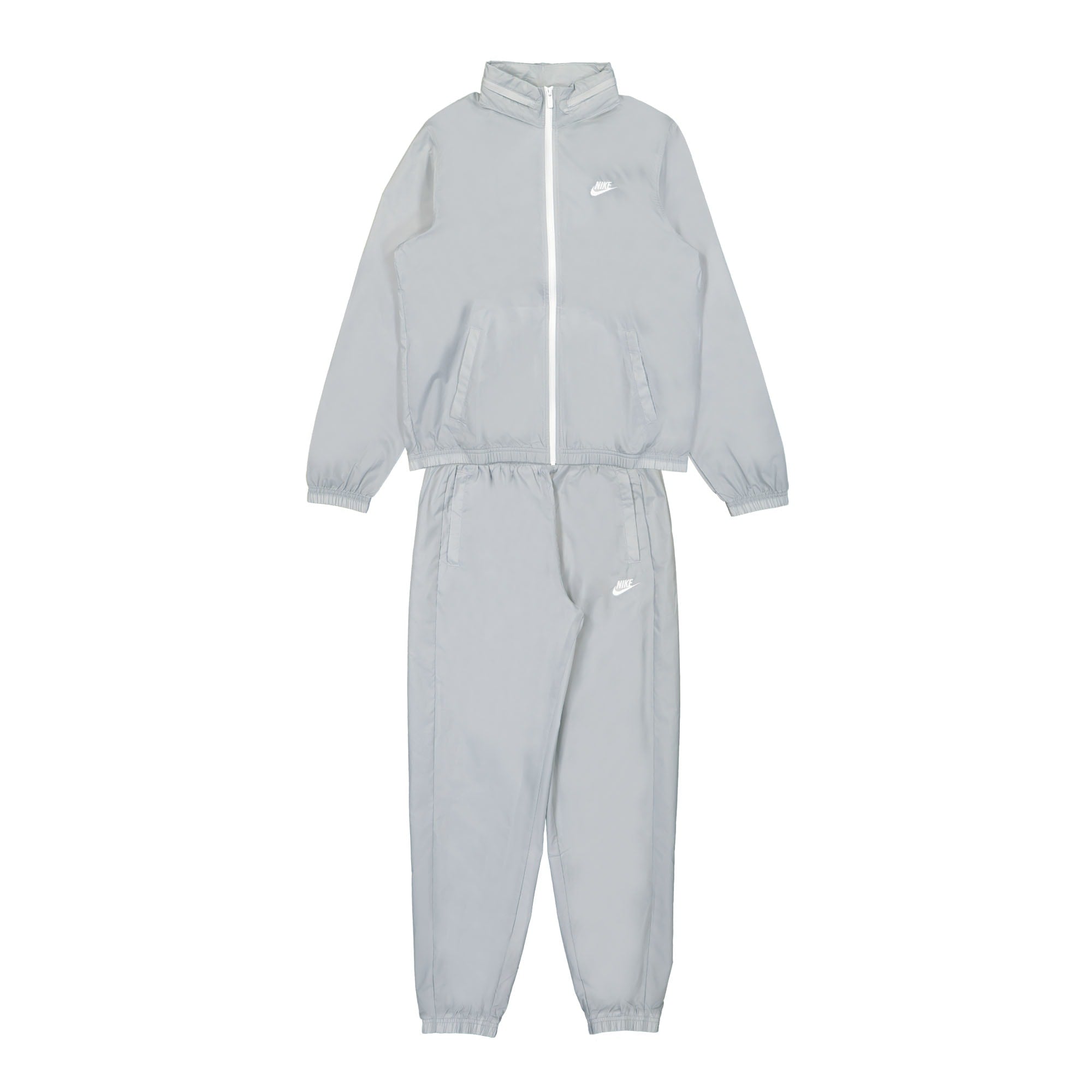 Nike Club Lined Woven Track Suit Light Smoke Grey / White Track Jackets DR3337 077 | Overkill