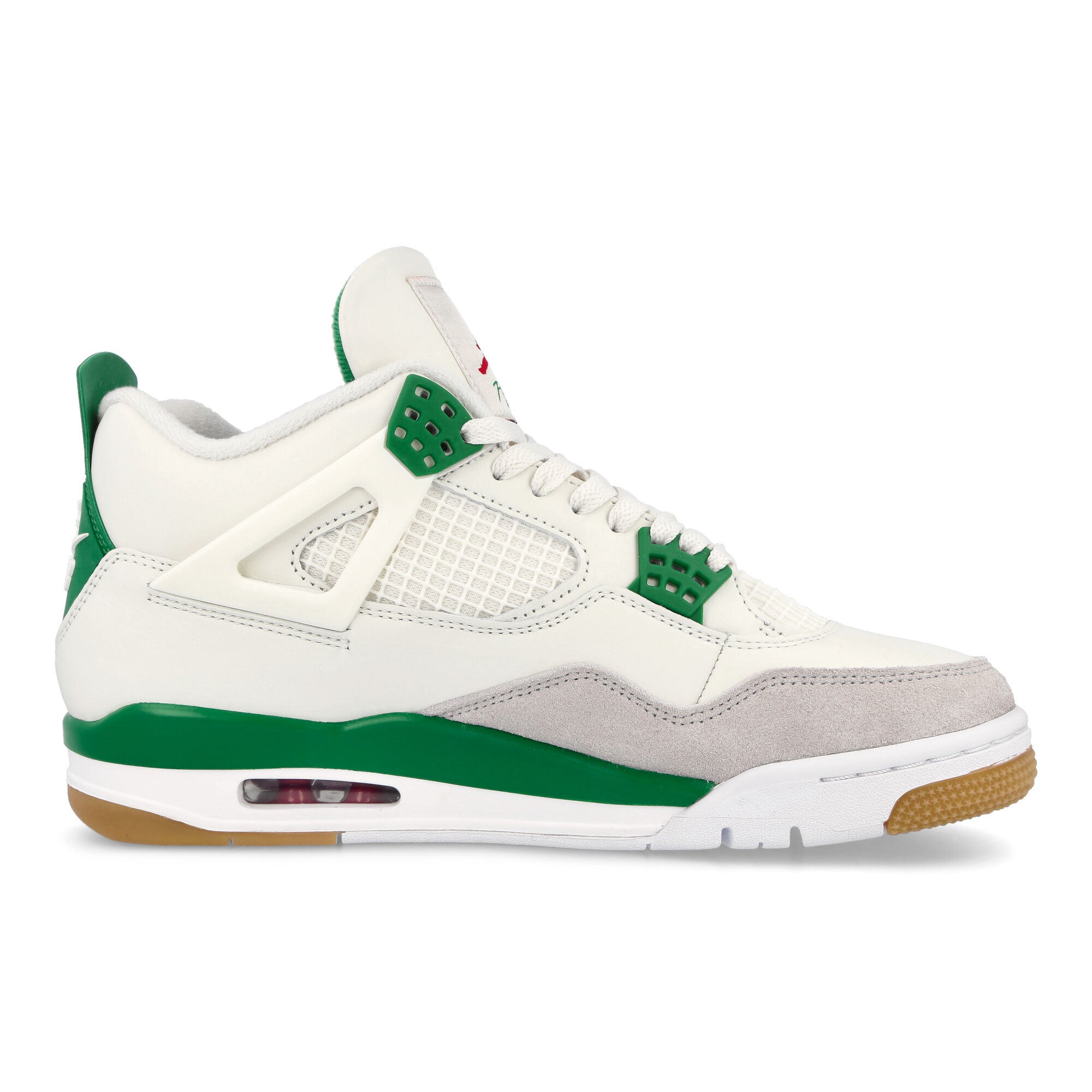 Jordan Nike SB x Air Jordan 4 Sail / White - Pine Green - Neutral Grey Sneakers  Silhouette | Overkill