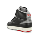 Jordan Air Jordan 2 Retro Black / Cement Grey - Fire Red - Sail High Top Sneakers  Material | Overkill