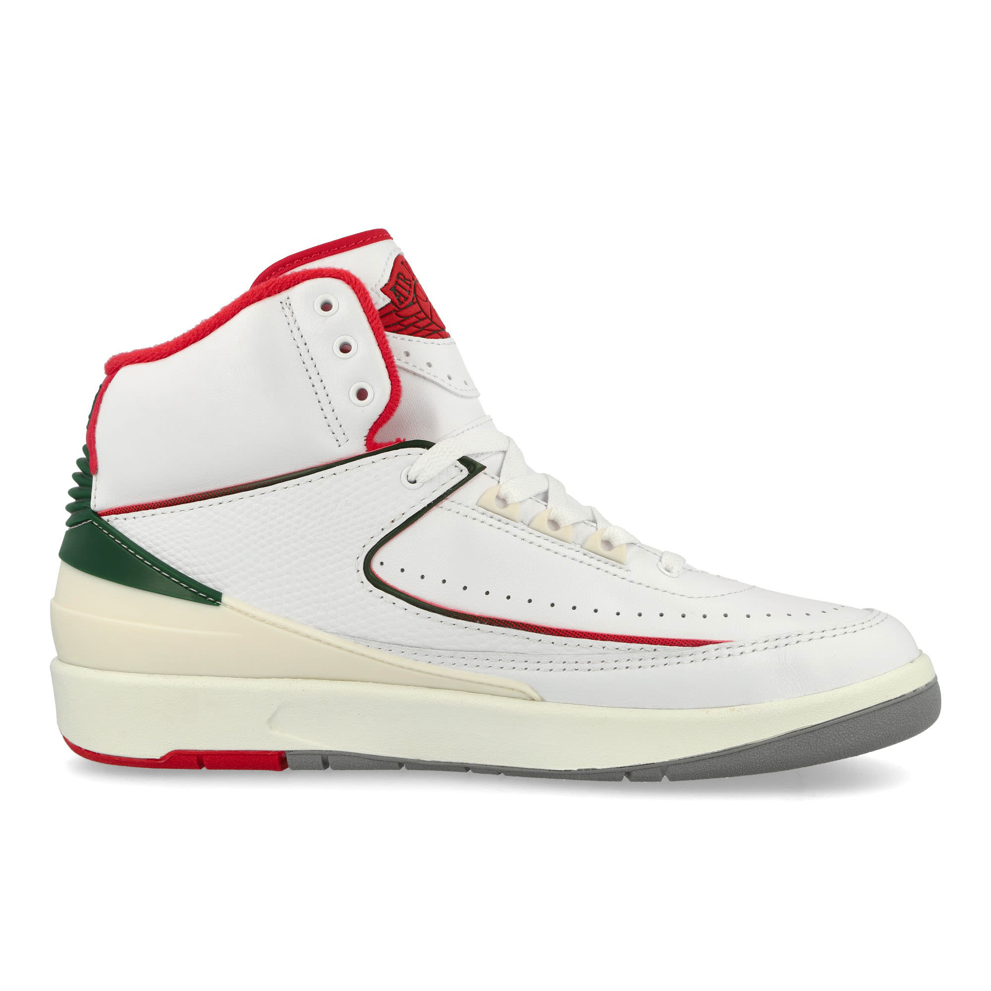 Jordan Air Jordan 2 Retro White / Fire Red - Fire - Sail High Top Sneakers  Silhouette | Overkill