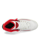 Jordan Air Jordan 2 Retro White / Fire Red - Fire - Sail High Top Sneakers  Detailfoto | Overkill