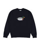 Edmmond Studios Duck Hunt Sweater Plain Navy Sweatshirts 323-40-26590 | Overkill