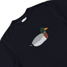 Edmmond Studios Duck Hunt Sweater Plain Navy Sweatshirts Close-up | Overkill
