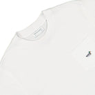 Edmmond Studios Duck Patch T-Shirt Plain White T-Shirts Close-up | Overkill