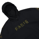 Jordan Paris Saint Germain x Air Jordan Fleece Hoodie Black / Tour Yellow Hoodies Material | Overkill