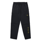 Jordan Paris Saint Germain x Air Jordan Fleece Pants Black / Tour Yellow Casual Pants DV0621 010 | Overkill