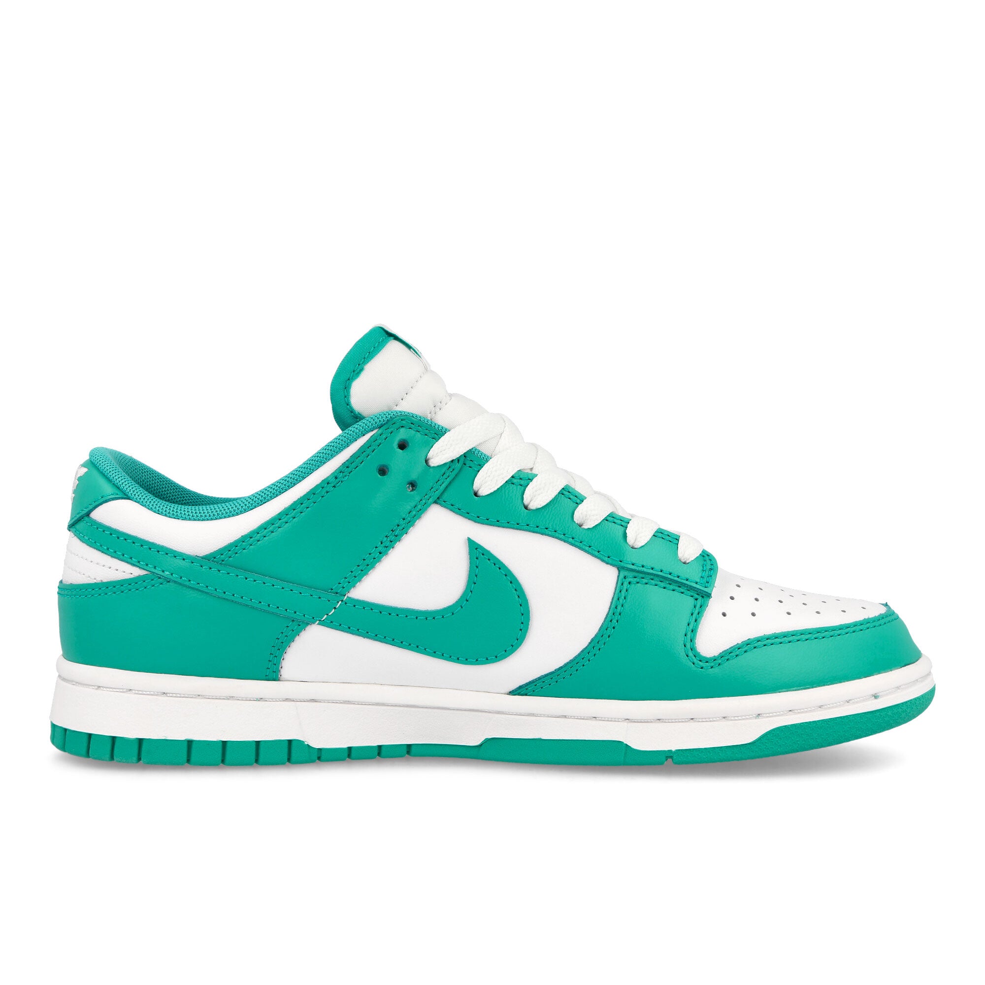 Nike Dunk Low Retro White / Clear Jade - White Low Top Sneakers  Silhouette | Overkill