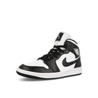 Jordan Wmns Air Jordan 1 Mid White / Black - White Mid Top Sneakers  Close Up | Overkill