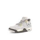 Jordan Air Jordan 4 Retro SE GS Photon Dust / Pale Vanilla - Off White Low Top Sneakers  Close Up | Overkill