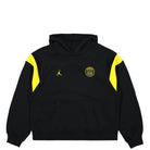 Jordan Paris Saint Germain x Air Jordan W Fleece Hoodie Black / Tour Yellow Hoodies DV2835 010 | Overkill