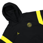 Jordan Paris Saint Germain x Air Jordan W Fleece Hoodie Black / Tour Yellow Hoodies Close-up | Overkill