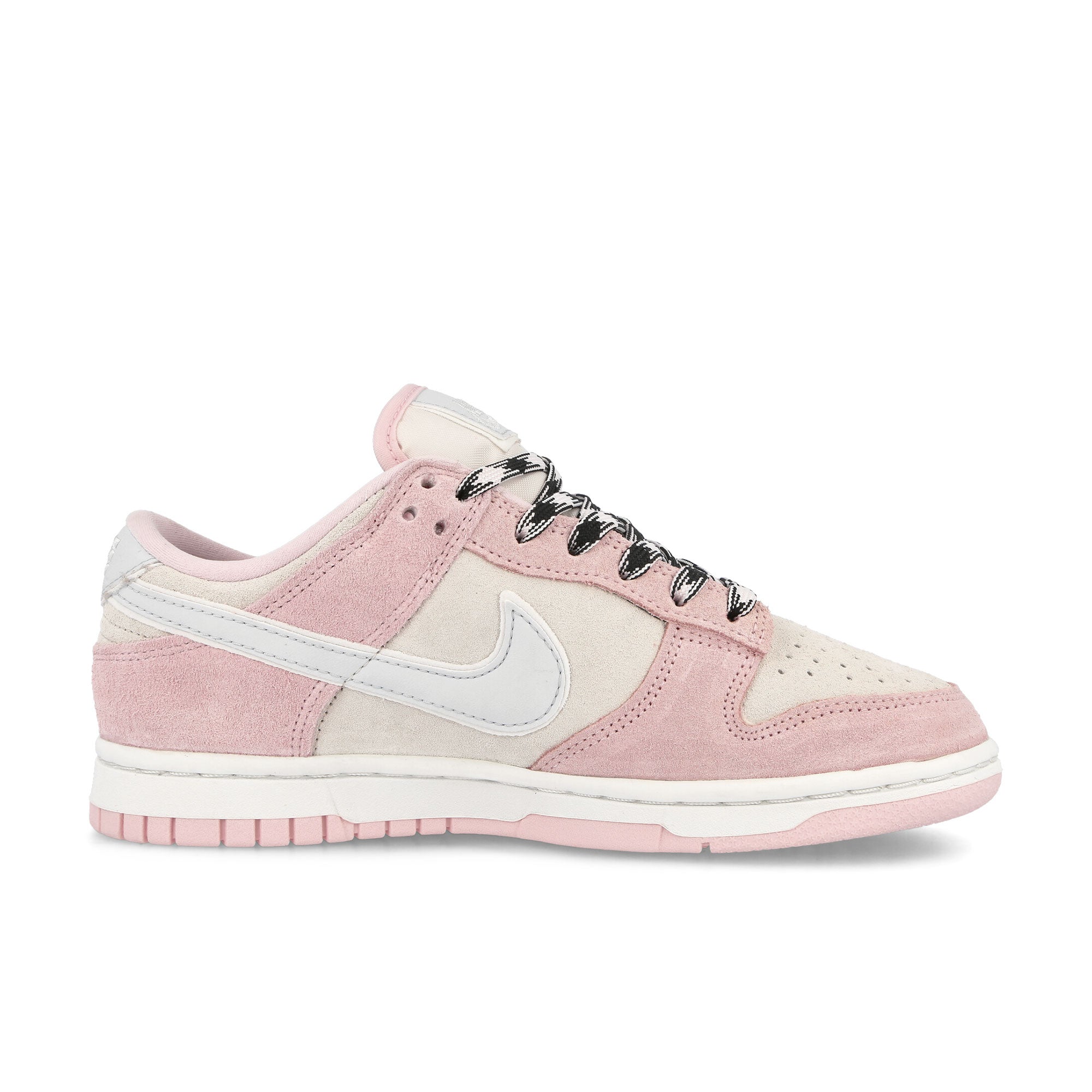 Nike W Dunk Low LX Pink Foam / Pure Platinum Low Top Sneakers  Silhouette | Overkill