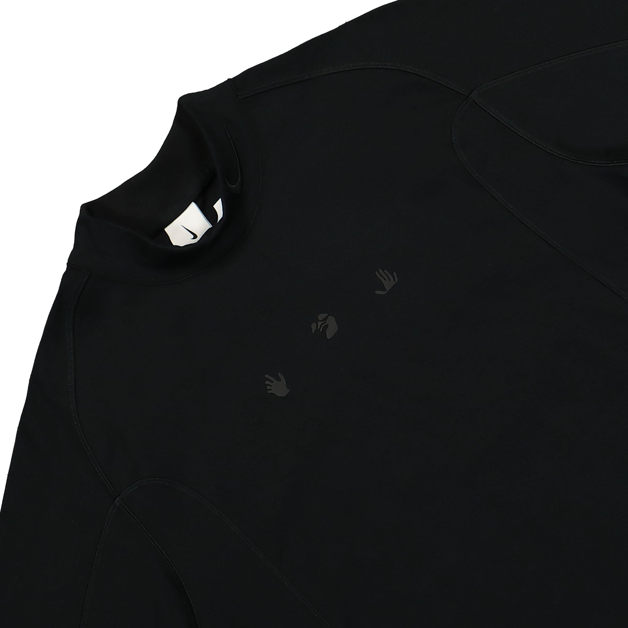 Nike Off-White x Nike Short Sleeve Top Black T-Shirts Close-up | Overkill